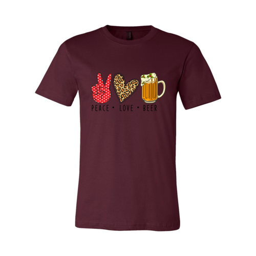 Peace Love Beer Shirt