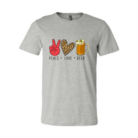 Thumbnail for Peace Love Beer Shirt