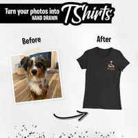 Thumbnail for Custom Dog Mama Personalized T-shirt