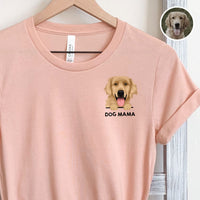 Thumbnail for Custom Dog Mama Personalized T-shirt