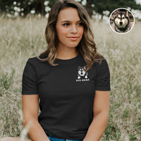 Thumbnail for Custom Dog Mama Personalized T-shirt