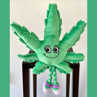 Thumbnail for Mary Jane the Marijuana Leaf 420 Dog Toy
