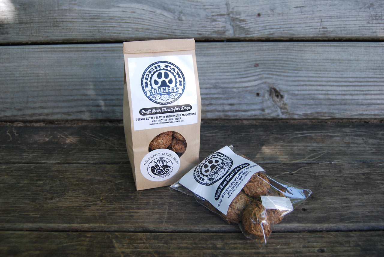 Boomers Oyster Mushroom Beer Biscuits for Dogs