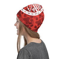 Thumbnail for Drinking Buddy Paw Print Camo Neck Gaiter