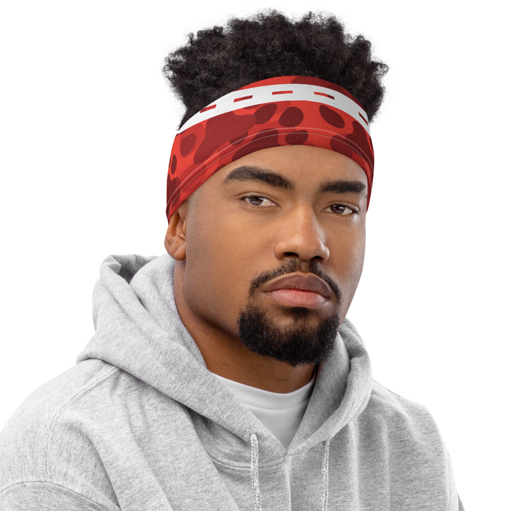 Drinking Buddy Paw Print Camo Neck Gaiter