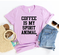 Thumbnail for Coffee Is My Spirit Animal T-shirt