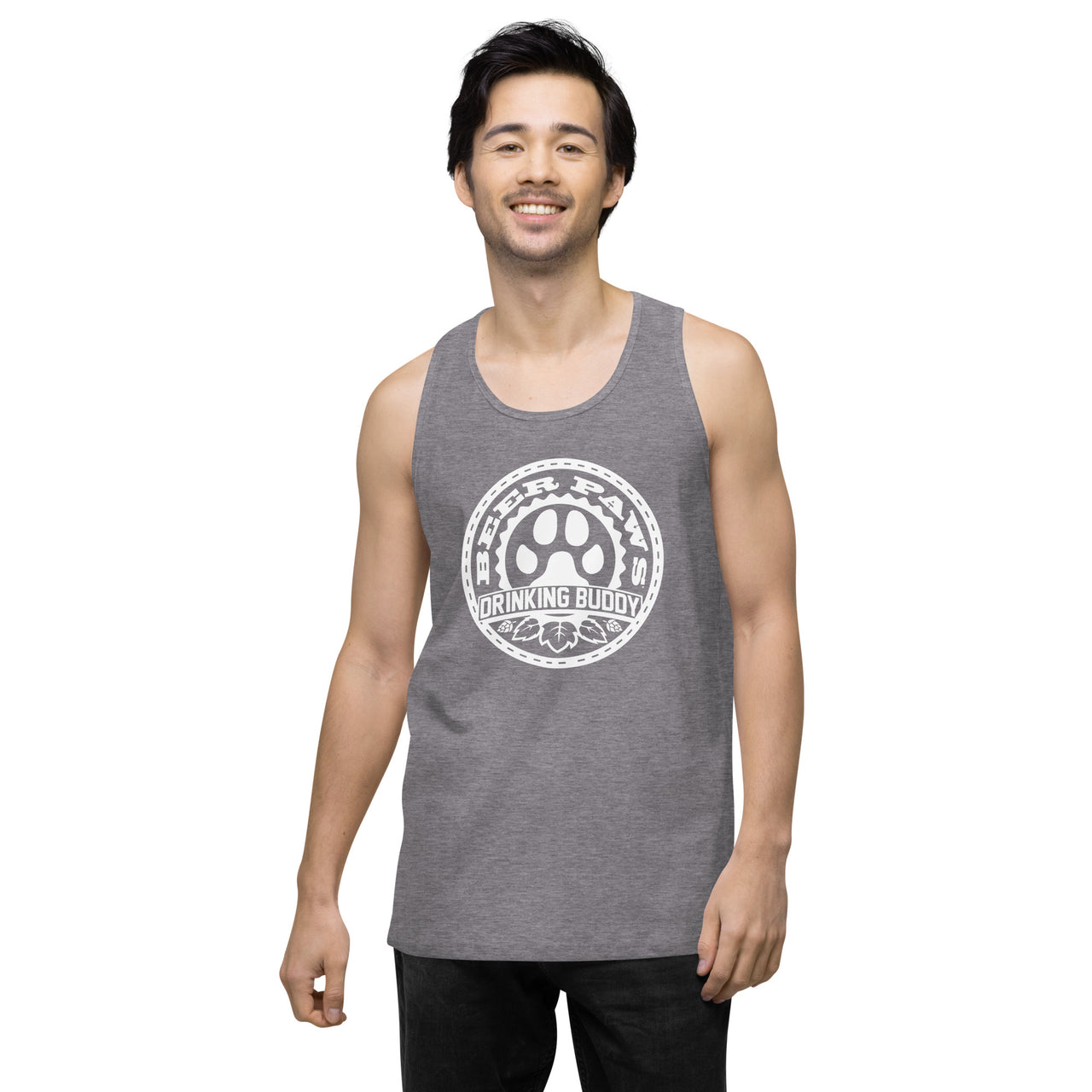 Men's Drinking Buddy Premium Tank Top