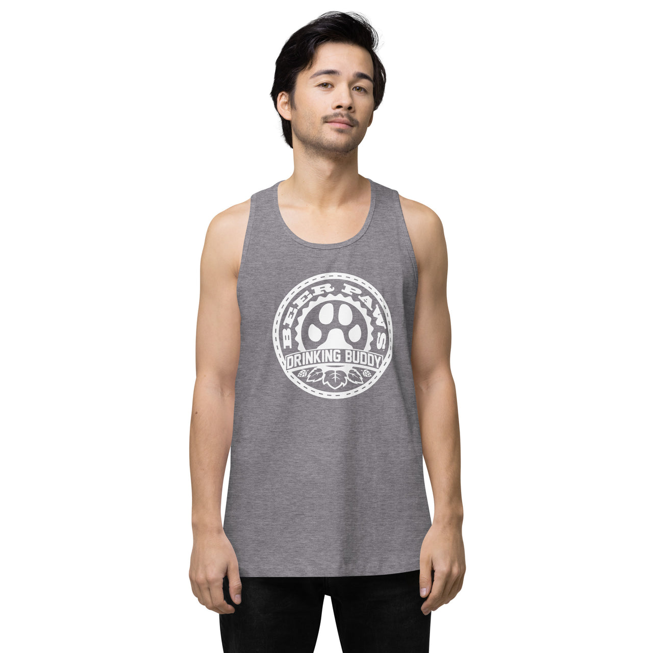 Men's Drinking Buddy Premium Tank Top