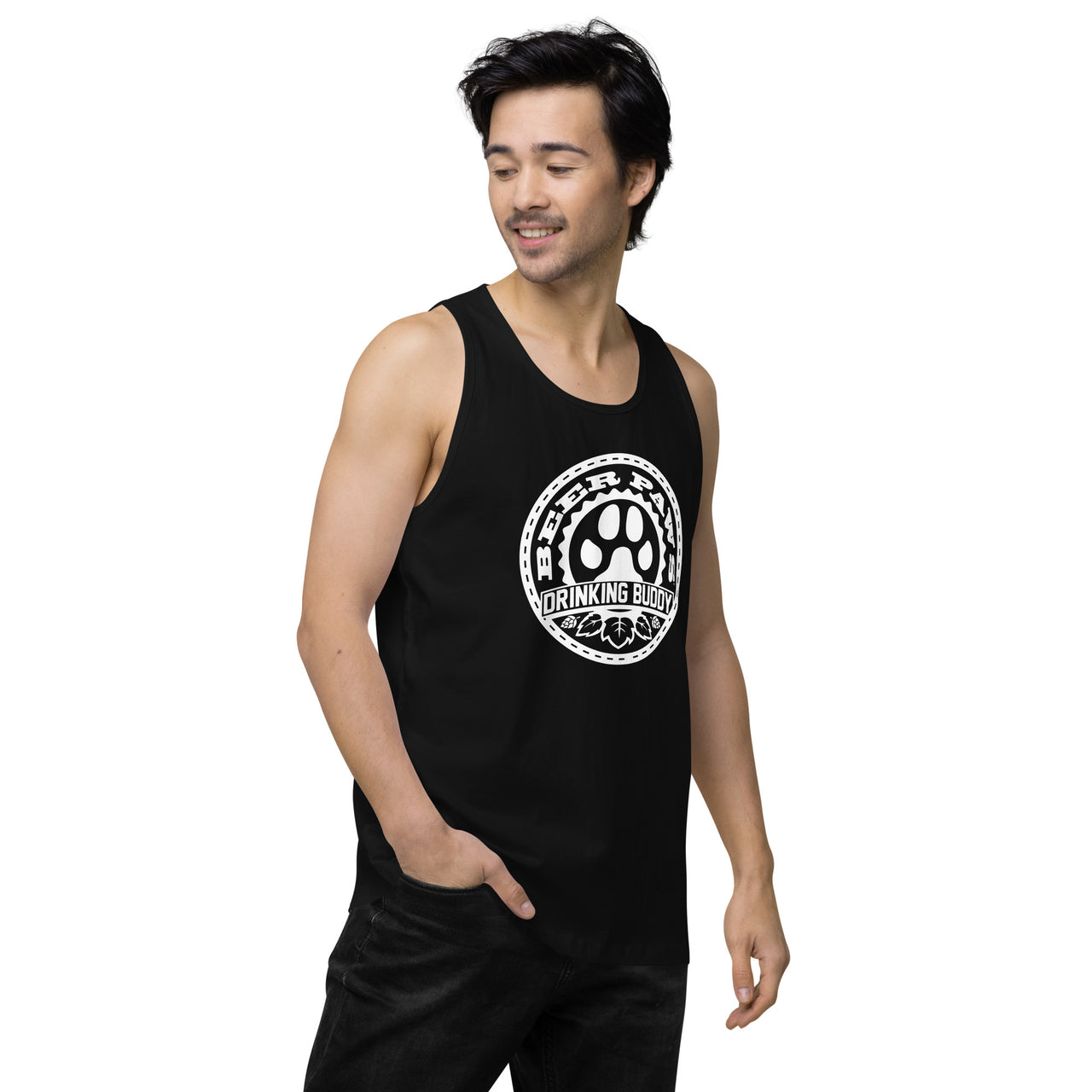 Men's Drinking Buddy Premium Tank Top