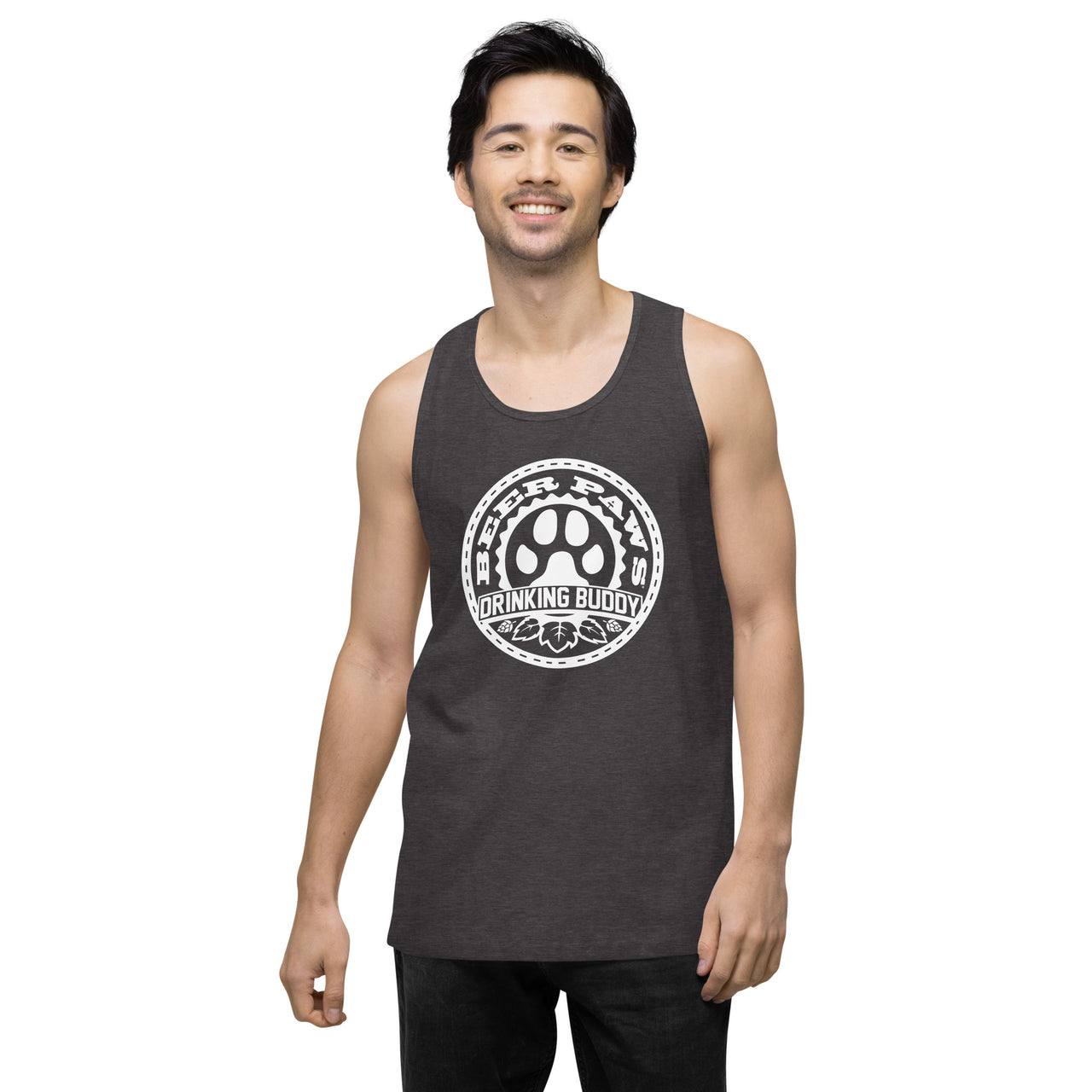 Men's Drinking Buddy Premium Tank Top