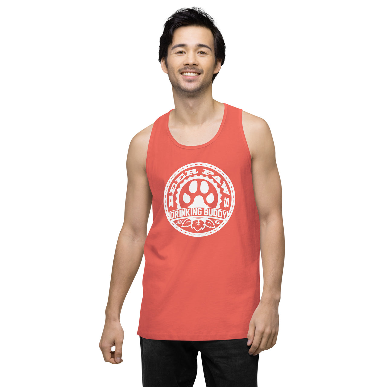 Men's Drinking Buddy Premium Tank Top