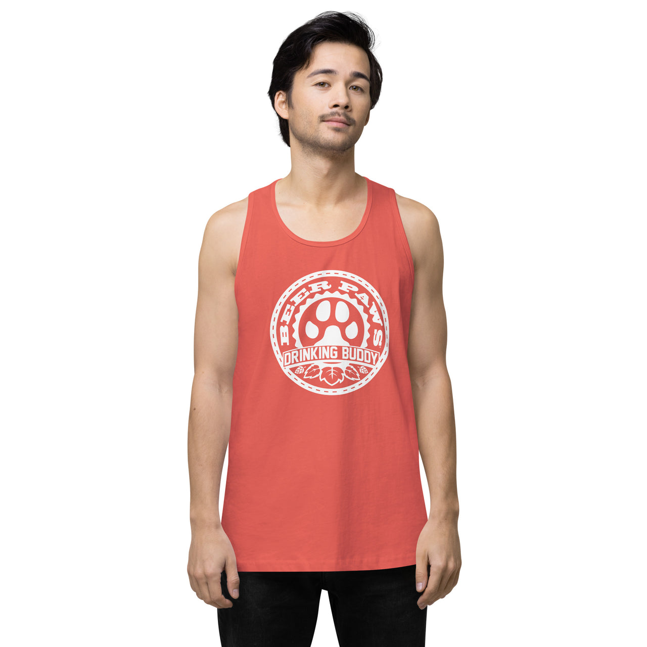 Men's Drinking Buddy Premium Tank Top