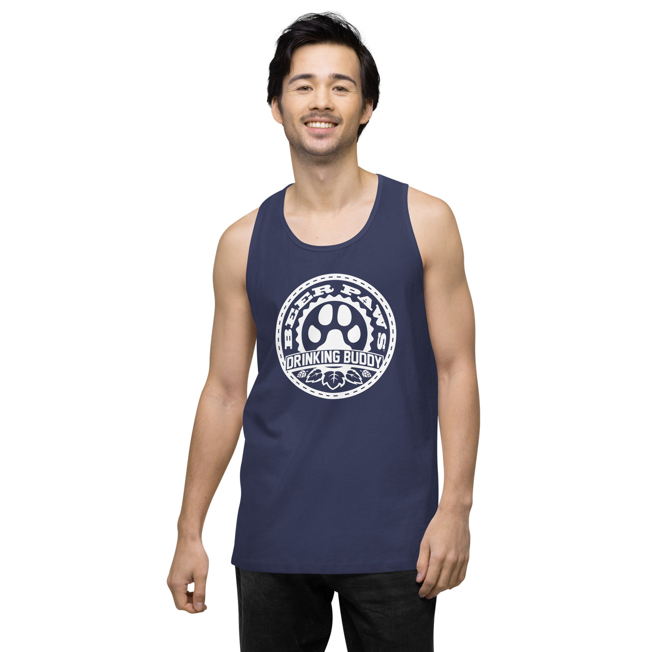 Men's Drinking Buddy Premium Tank Top