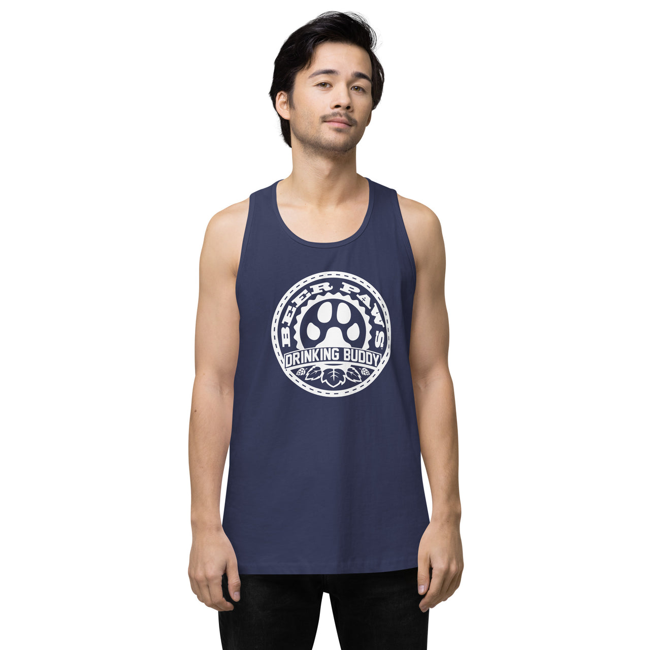 Men's Drinking Buddy Premium Tank Top