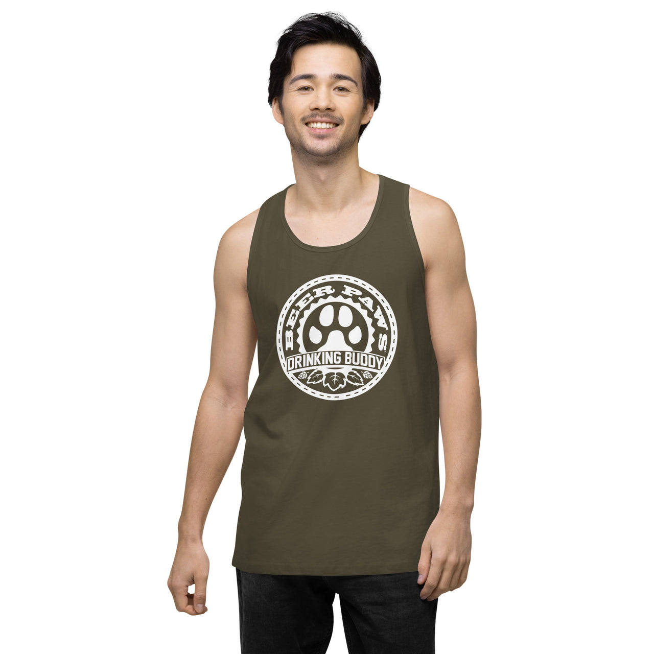 Men's Drinking Buddy Premium Tank Top