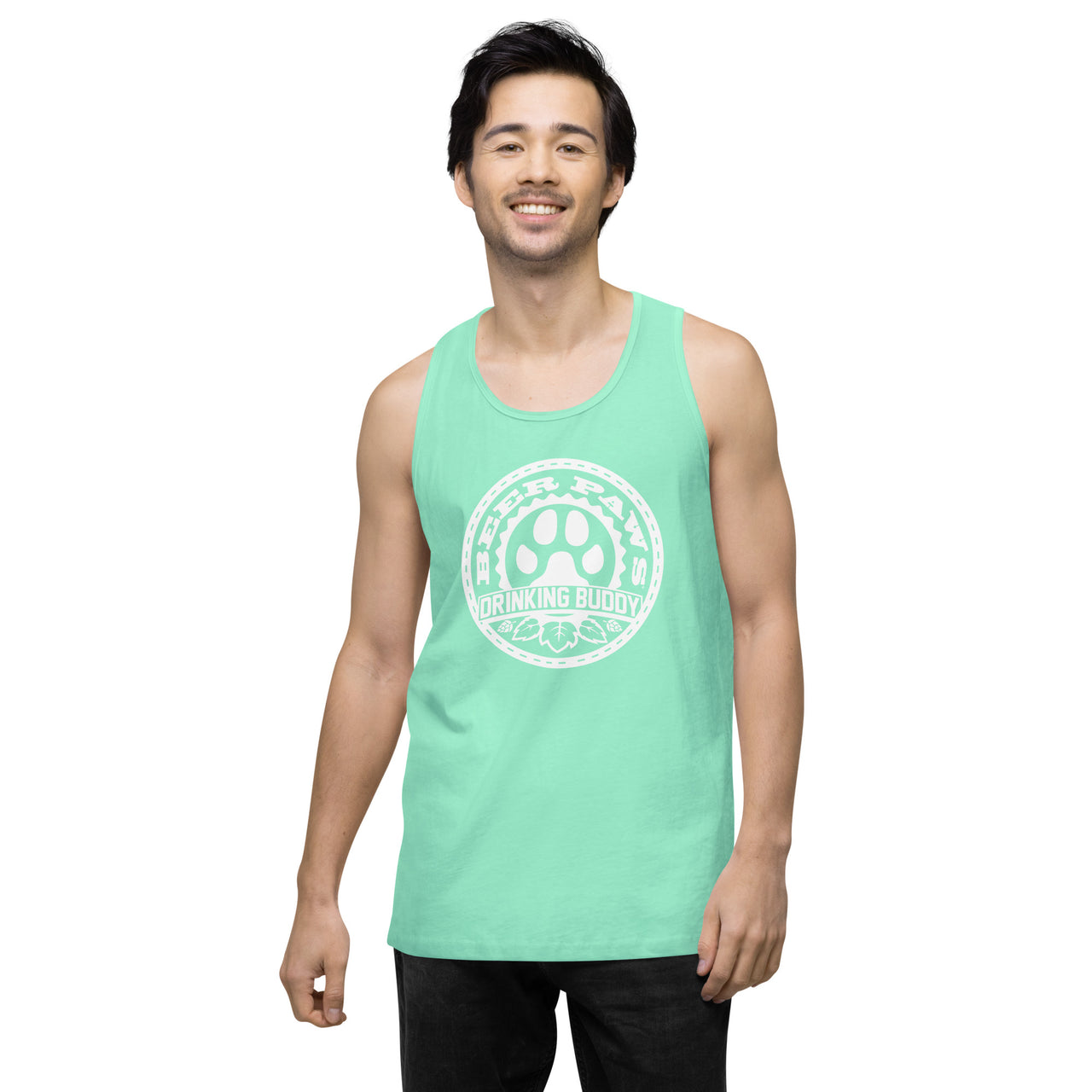 Men's Drinking Buddy Premium Tank Top