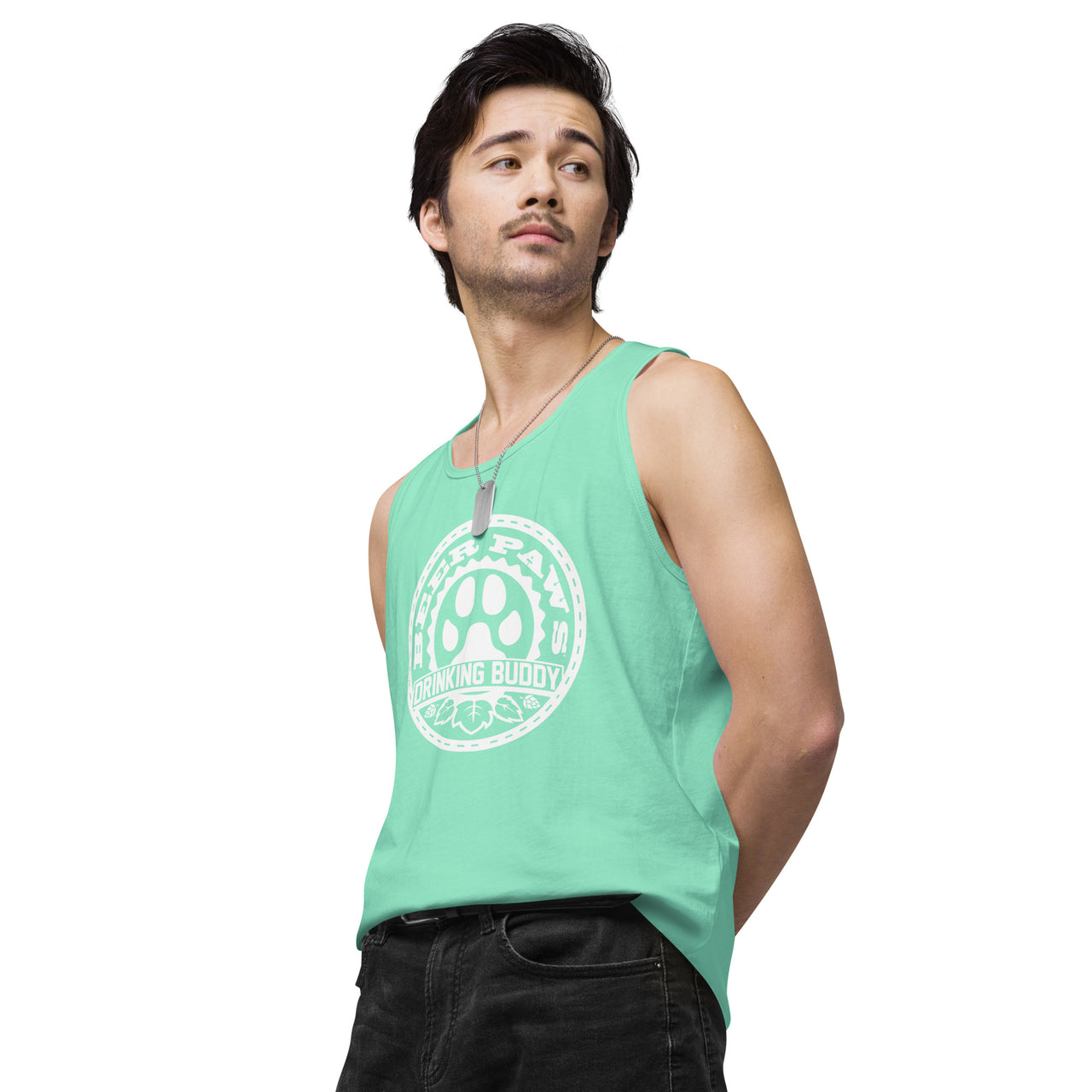 Men's Drinking Buddy Premium Tank Top
