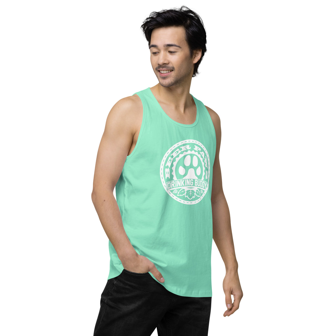 Men's Drinking Buddy Premium Tank Top