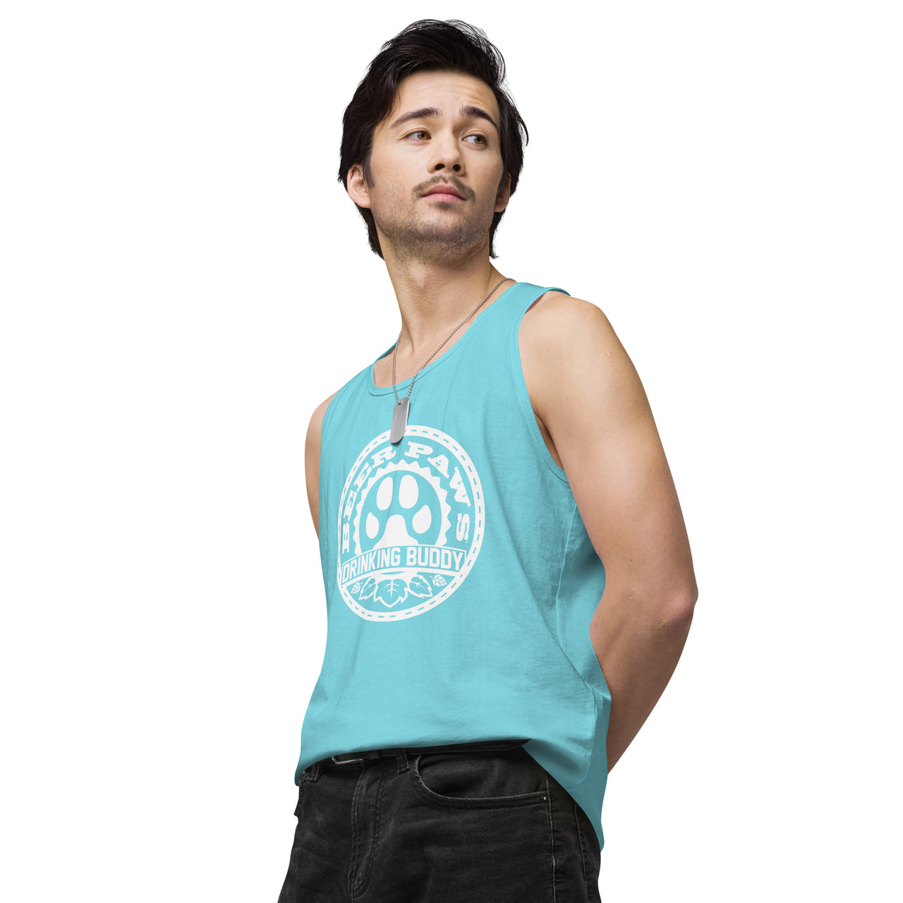Men's Drinking Buddy Premium Tank Top
