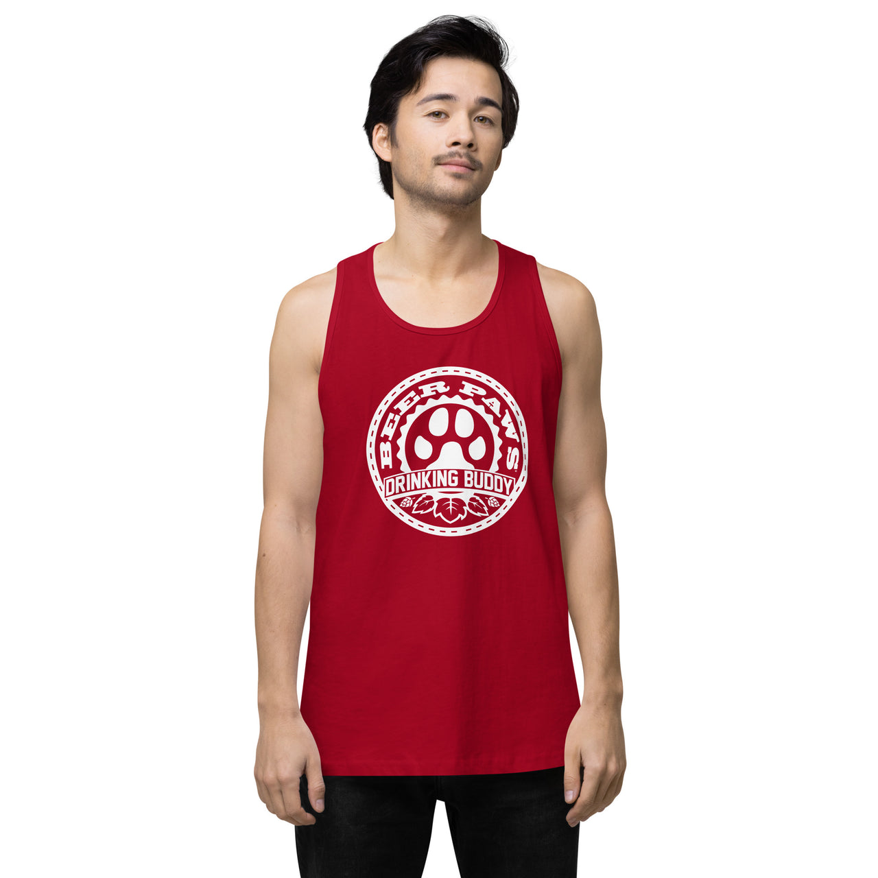 Men's Drinking Buddy Premium Tank Top