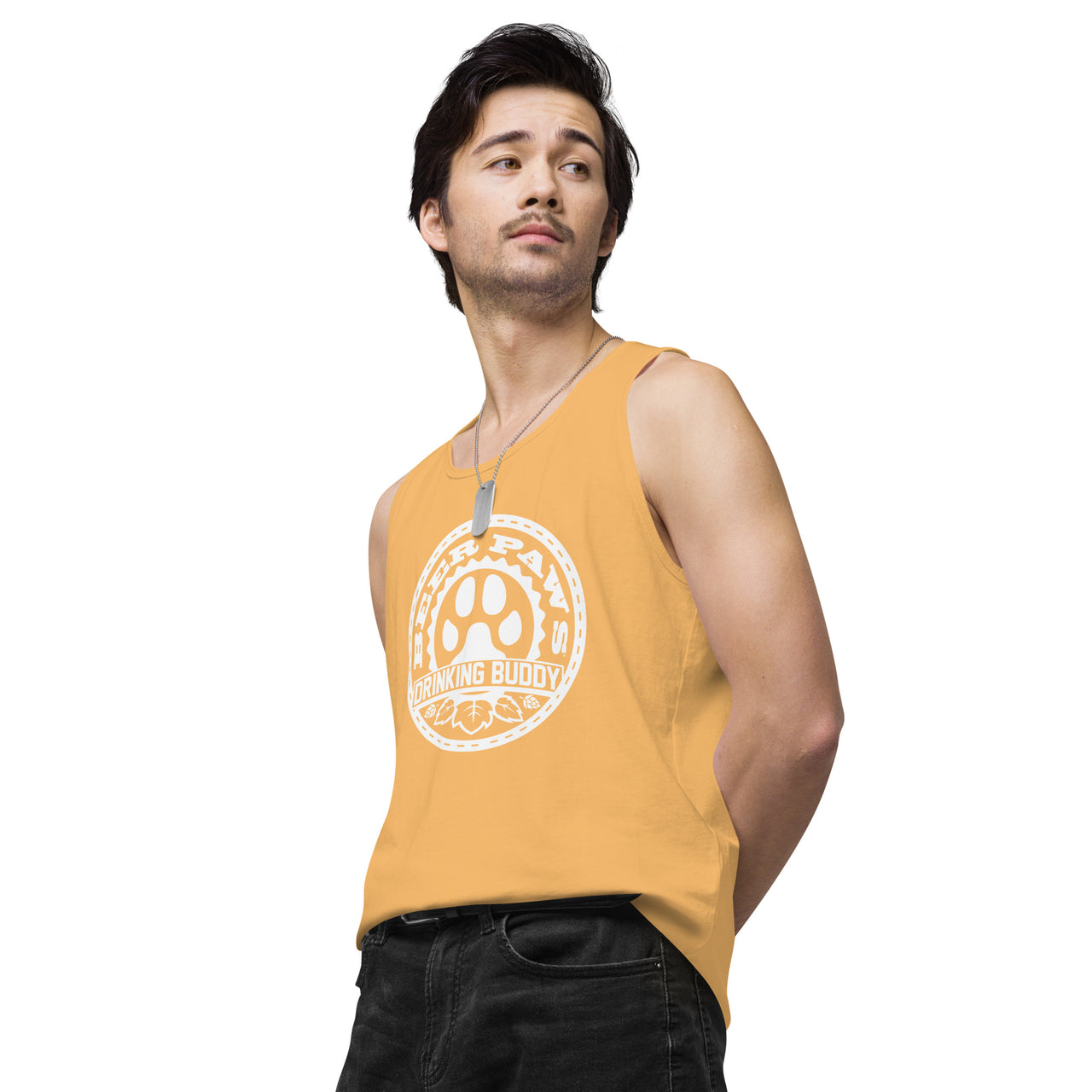 Men's Drinking Buddy Premium Tank Top