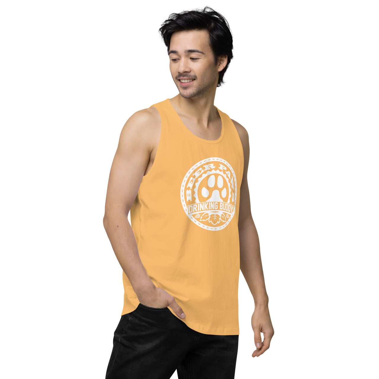 Men's Drinking Buddy Premium Tank Top