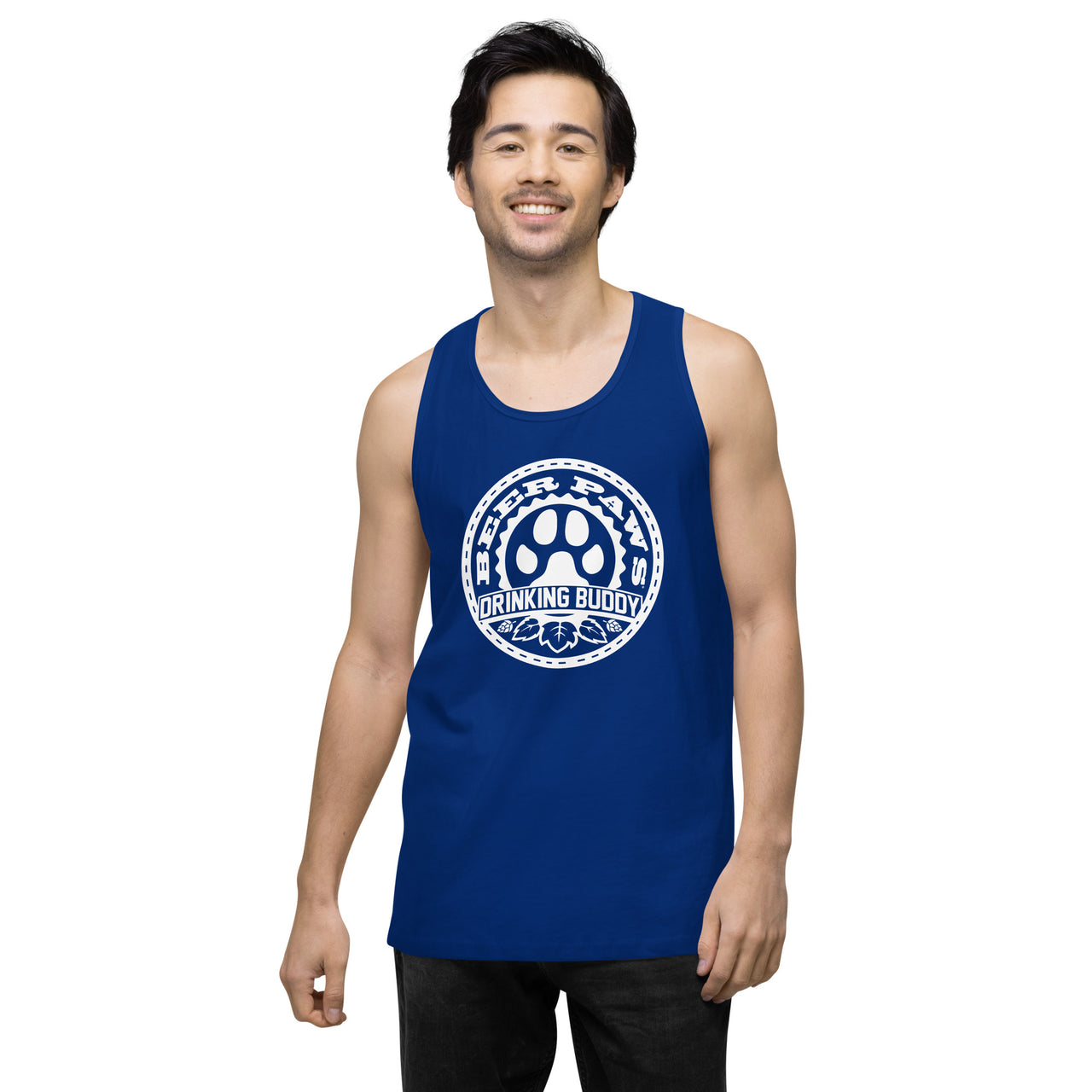 Men's Drinking Buddy Premium Tank Top