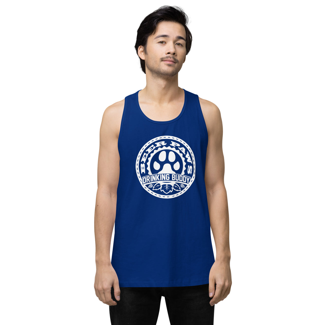 Men's Drinking Buddy Premium Tank Top