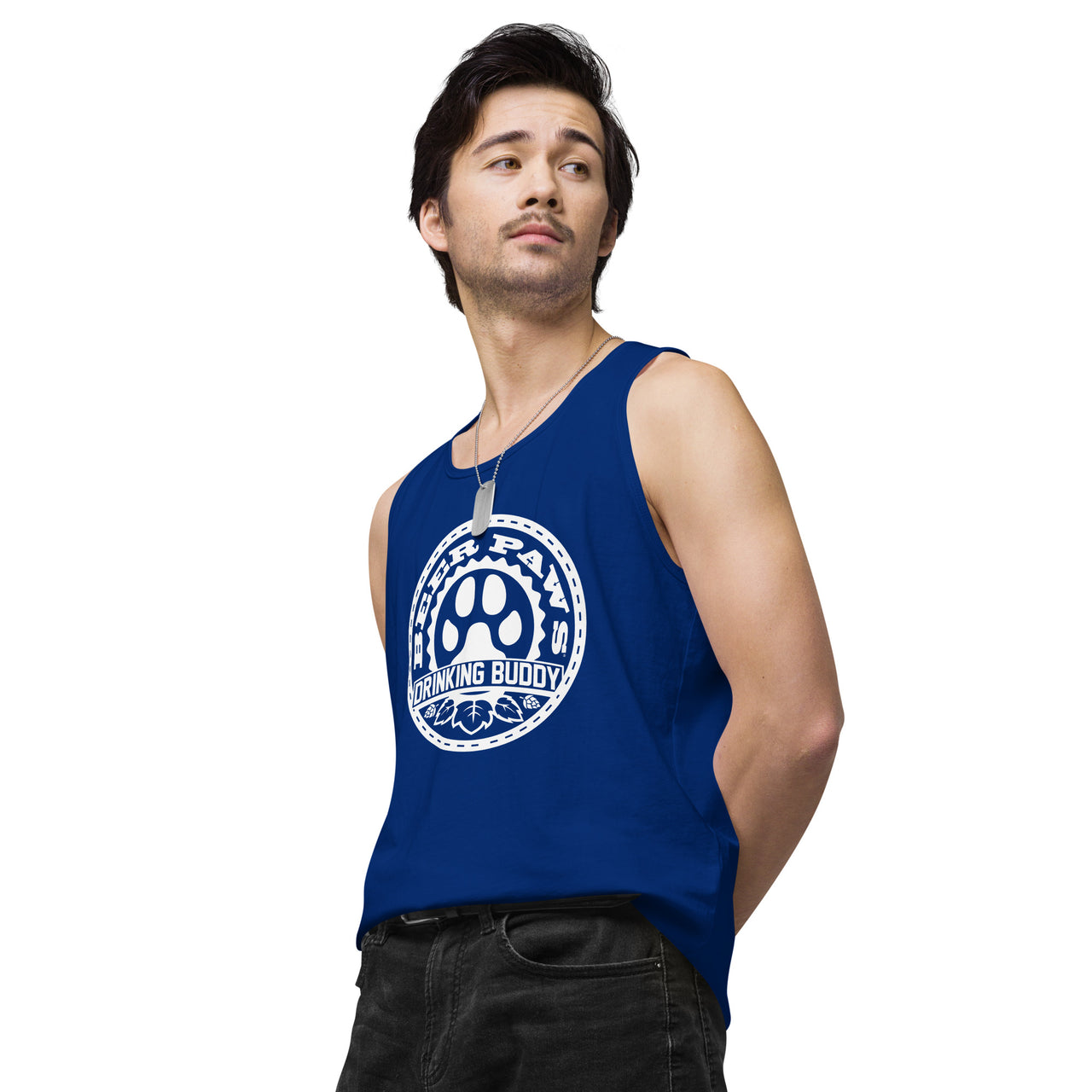 Men's Drinking Buddy Premium Tank Top