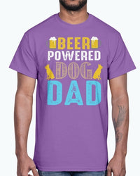 Thumbnail for Beer Powered Dog Dad Cotton Tee