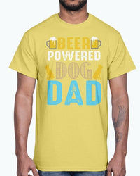Thumbnail for Beer Powered Dog Dad Cotton Tee