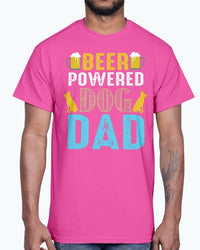 Thumbnail for Beer Powered Dog Dad Cotton Tee