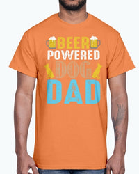 Thumbnail for Beer Powered Dog Dad Cotton Tee