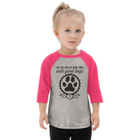 Thumbnail for Good Dogs Icon Toddler Baseball Shirt