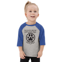 Thumbnail for Good Dogs Icon Toddler Baseball Shirt