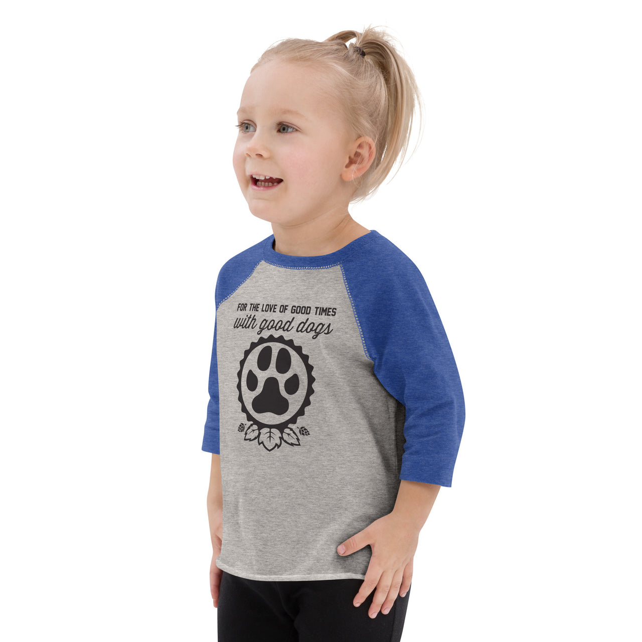 Good Dogs Icon Toddler Baseball Shirt