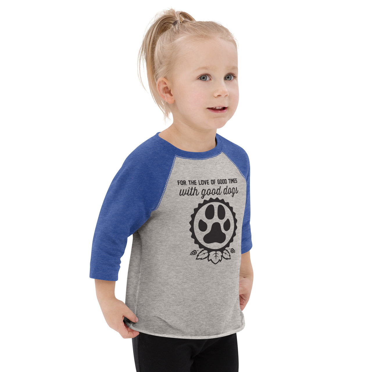 Good Dogs Icon Toddler Baseball Shirt