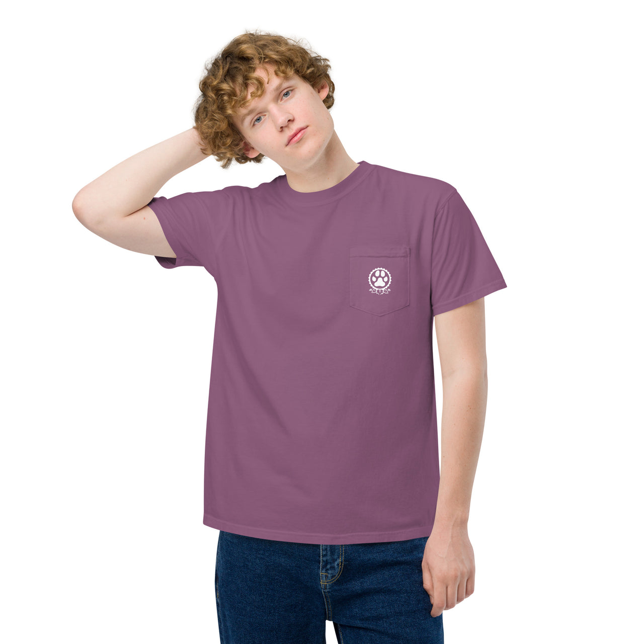 Beer Paws Good Life Unisex Pocket T-Shirt