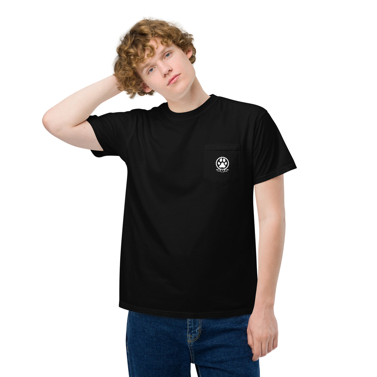 Beer Paws Good Life Unisex Pocket T-Shirt