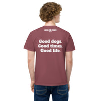 Thumbnail for Beer Paws Good Life Unisex Pocket T-Shirt