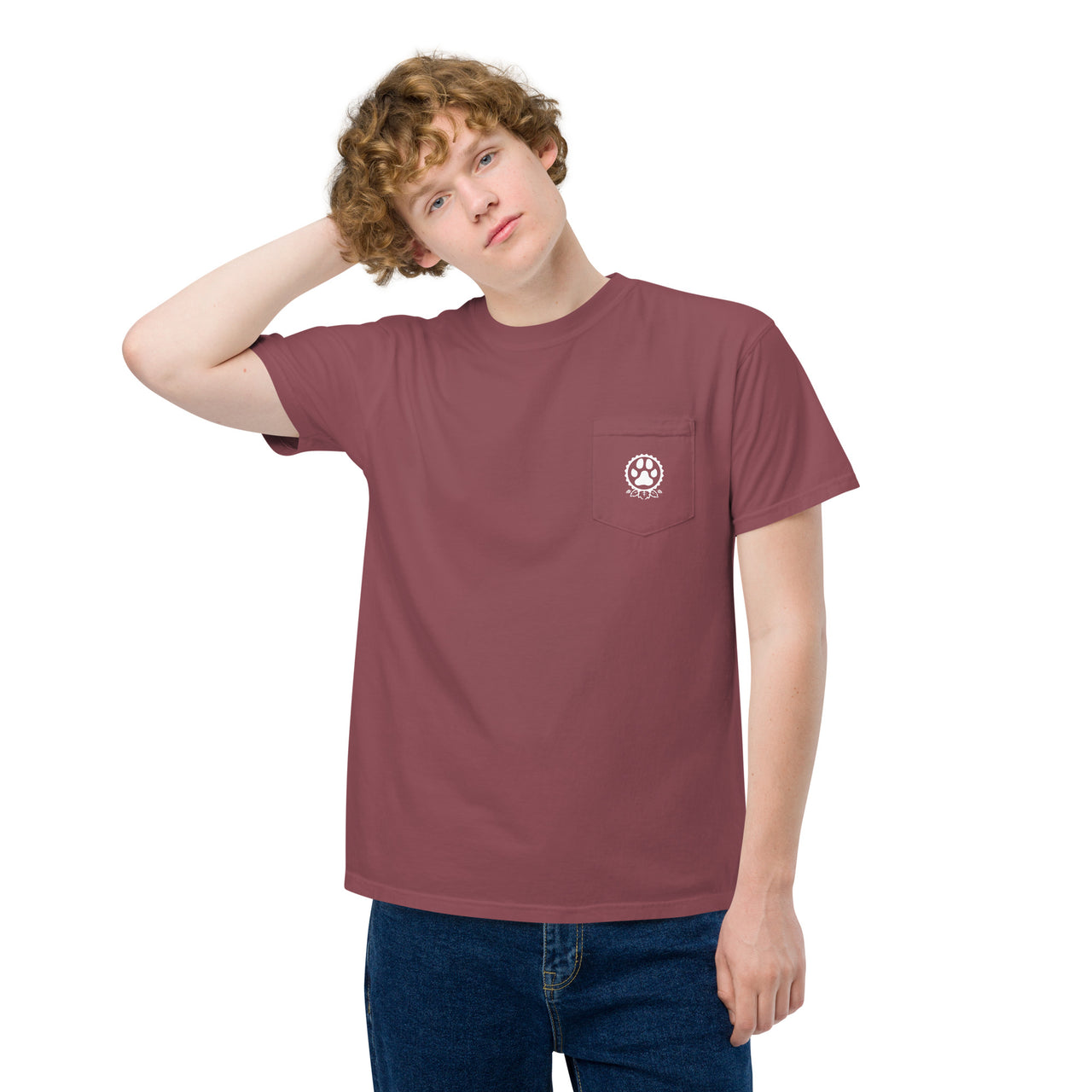 Beer Paws Good Life Unisex Pocket T-Shirt