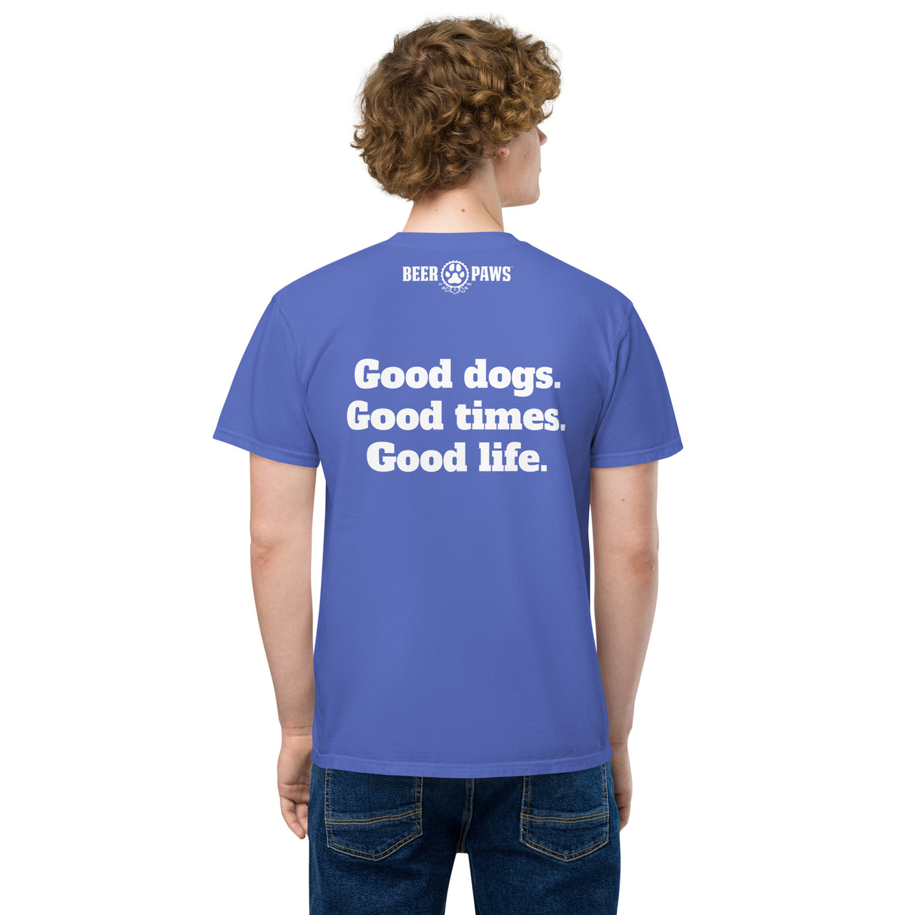 Beer Paws Good Life Unisex Pocket T-Shirt