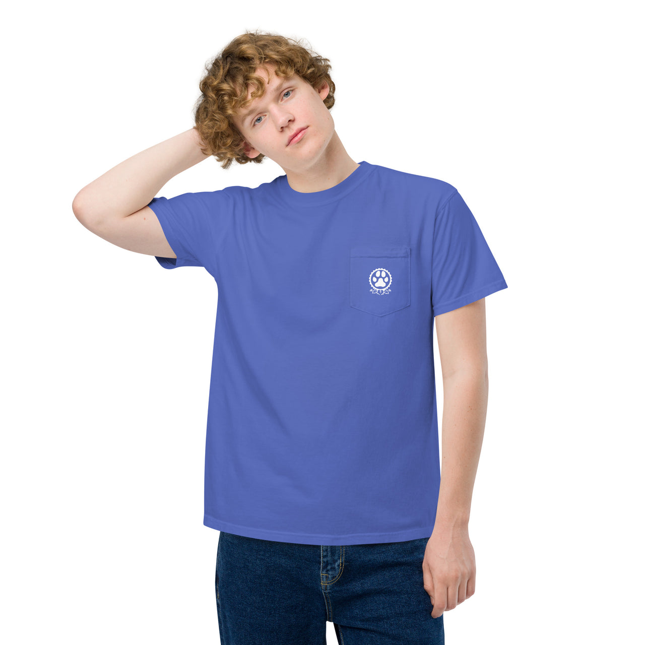 Beer Paws Good Life Unisex Pocket T-Shirt