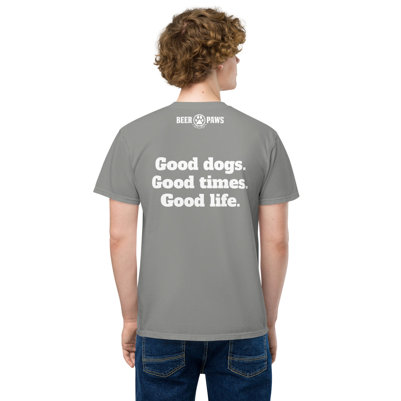 Beer Paws Good Life Unisex Pocket T-Shirt