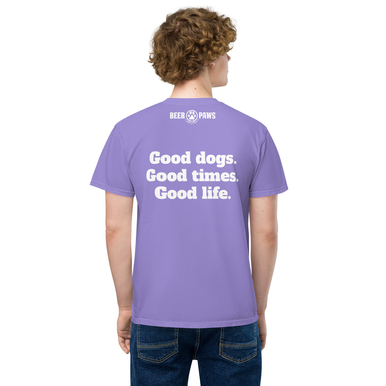 Beer Paws Good Life Unisex Pocket T-Shirt