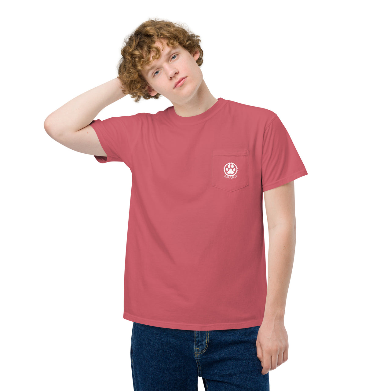 Beer Paws Good Life Unisex Pocket T-Shirt