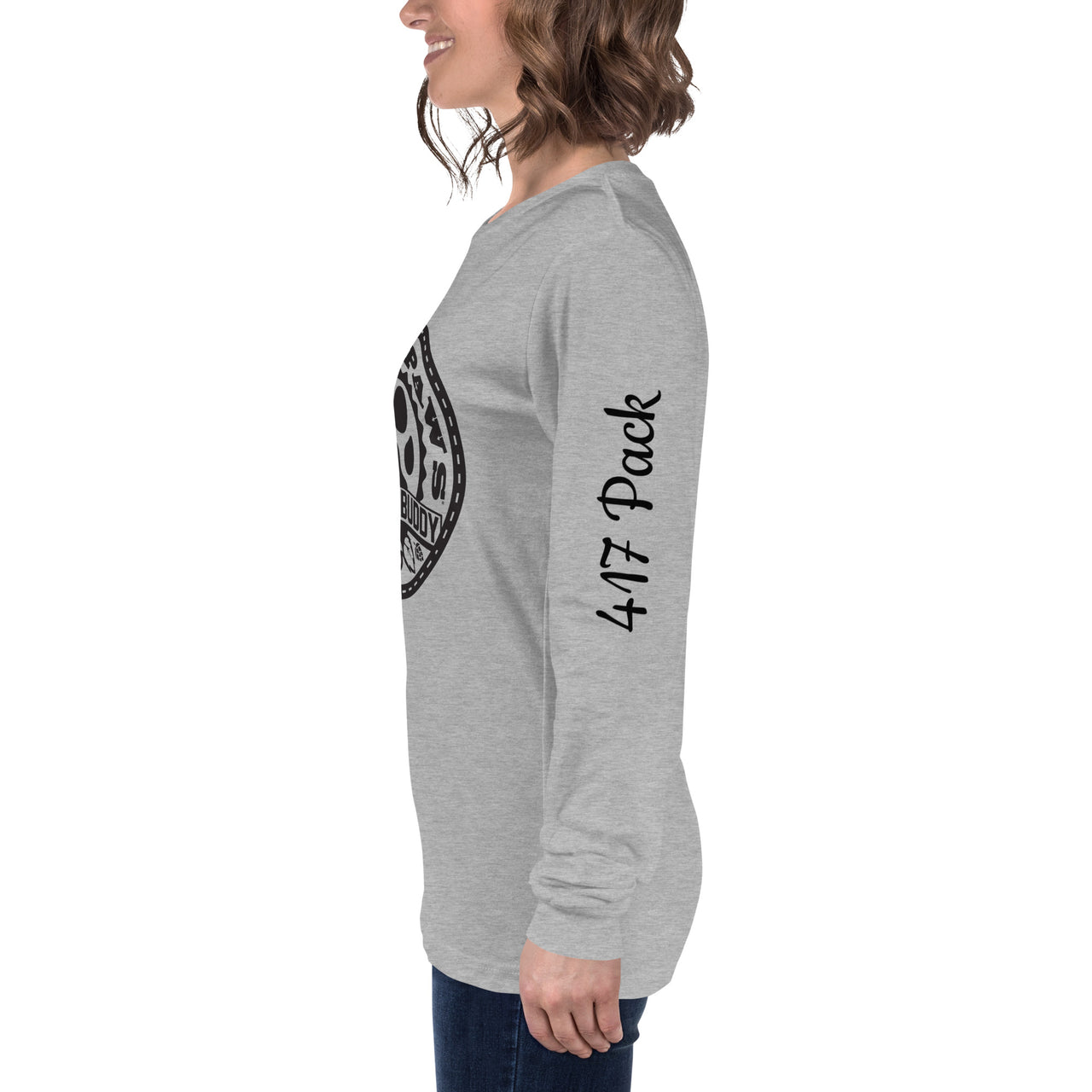 417 Pack Drinking Buddy Unisex Long Sleeve Tee