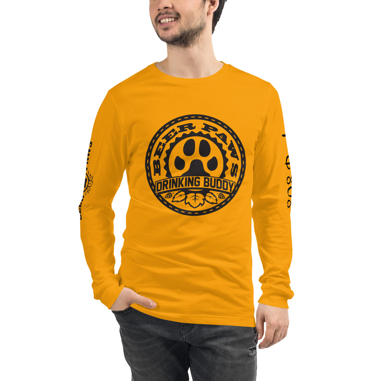 808 Pack Drinking Buddy Unisex Long Sleeve Tee