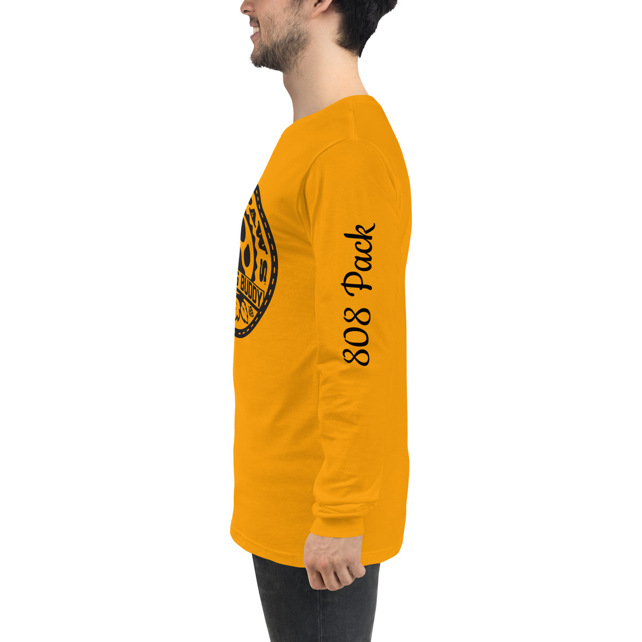 808 Pack Drinking Buddy Unisex Long Sleeve Tee