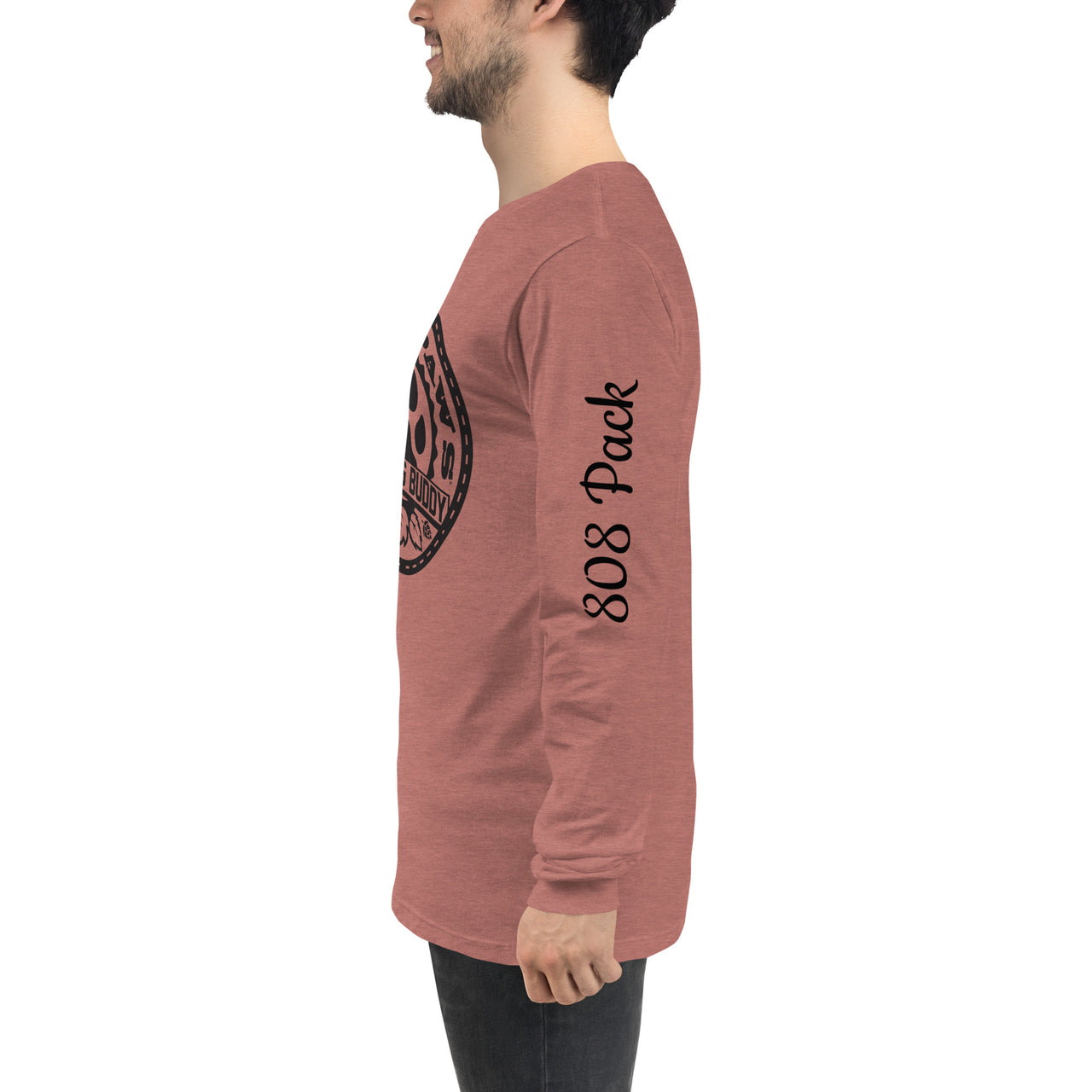 808 Pack Drinking Buddy Unisex Long Sleeve Tee